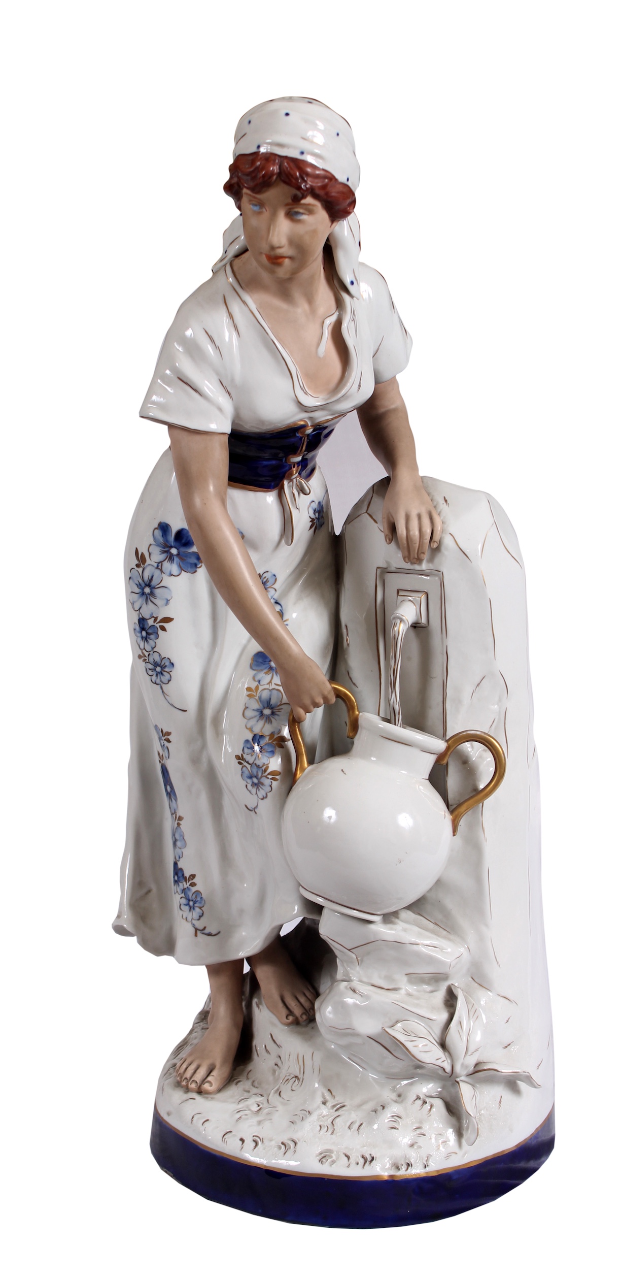 A 20th century bohemian porcelain figurine