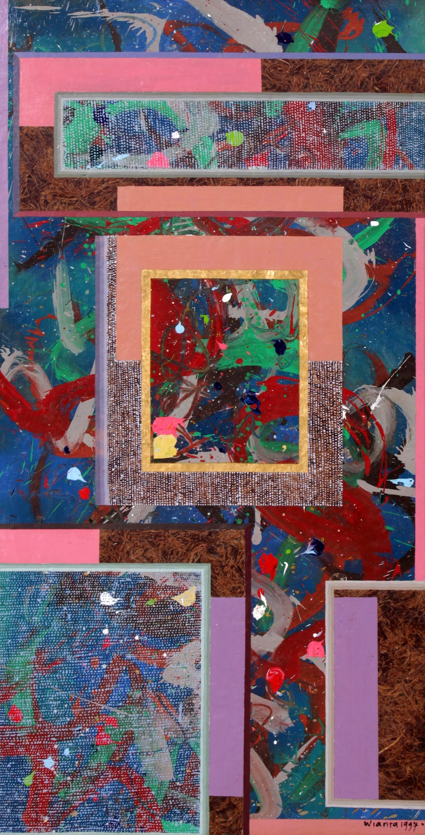 Calligraphy on Pink Nuances