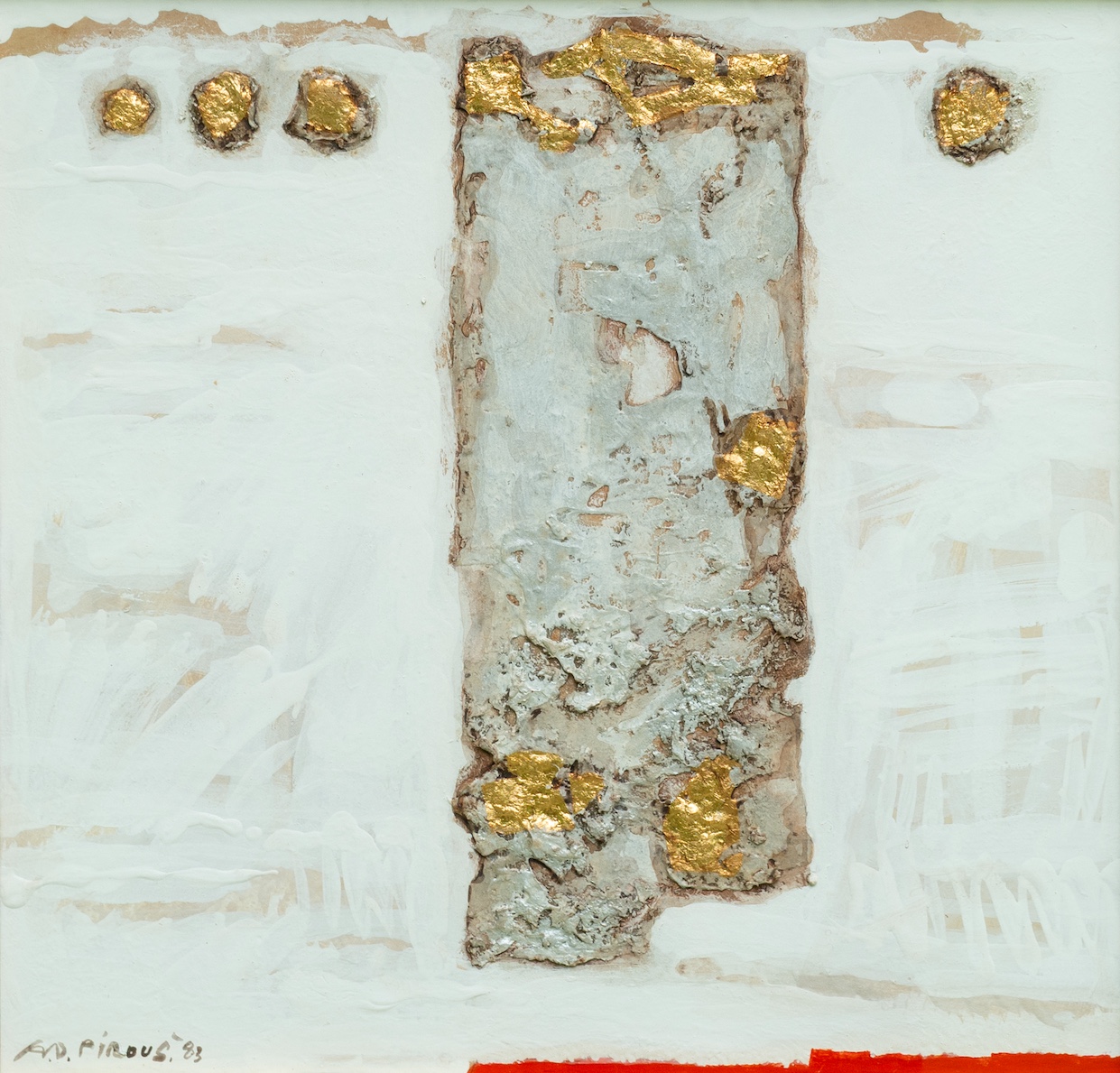 Kilau Emas di Atas Putih