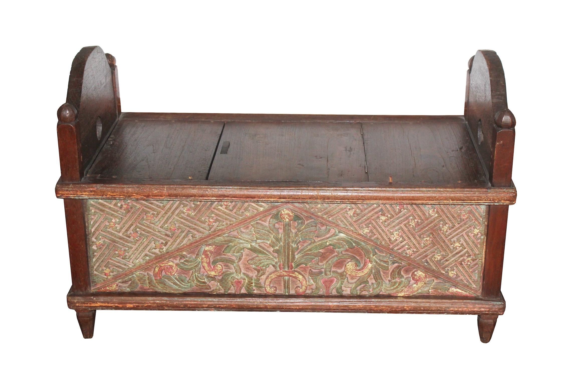 A 20th century carved teak chest (Jodang)