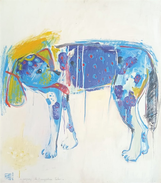 Anjing Ketumpahan Telur